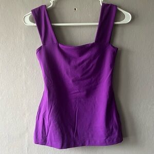 Susana Monaco Purple Bayberry Wide Strap Tank Top Size XS NWT